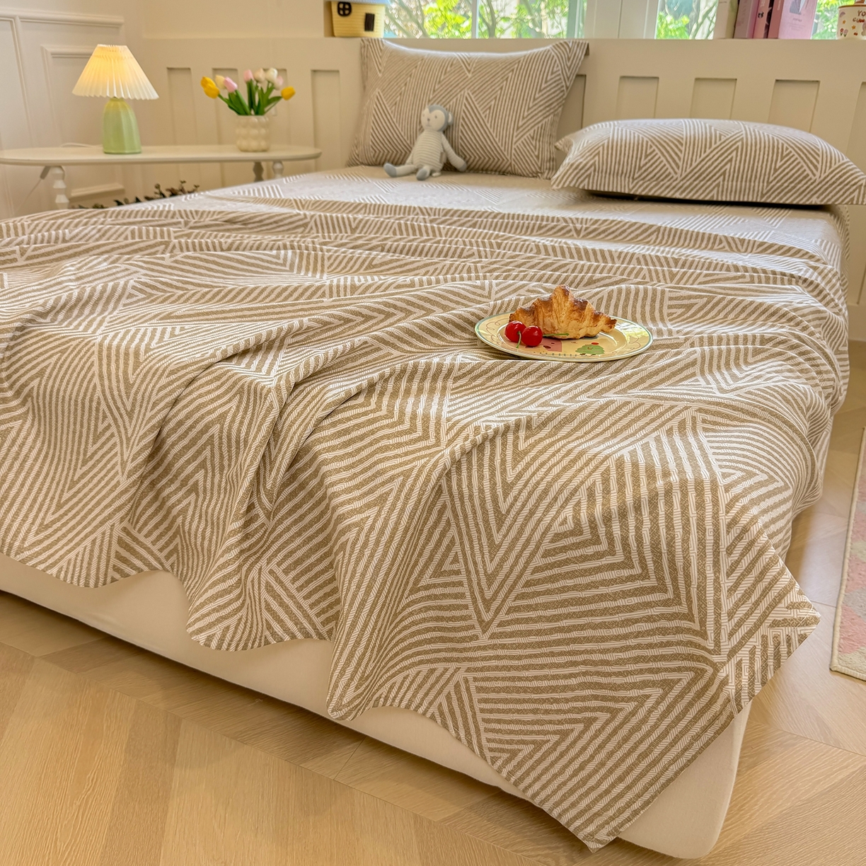 91家纺网 家纺一手货源 找家纺 壹贝家纺 2025新款小清新全棉纯棉印花系列-单床单(喷气工艺)(高品质)(花型持续更新)(接受各种预定尺寸) 卢卡斯