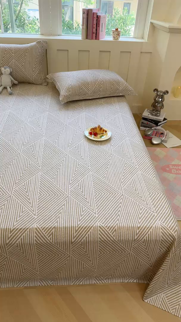 91家纺网 家纺一手货源 找家纺 壹贝家纺 2025新款小清新全棉纯棉印花系列-单床单(喷气工艺)(高品质)(花型持续更新)(接受各种预定尺寸) 卢卡斯