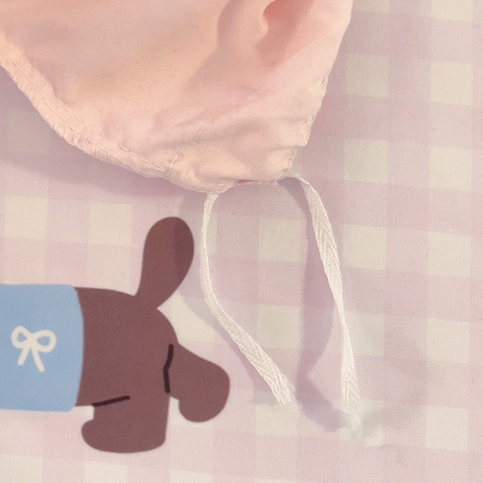 91家纺网 家纺一手货源 找家纺 云木里 2025新款云朵棉毛巾绣印花四件套 腊肠狗