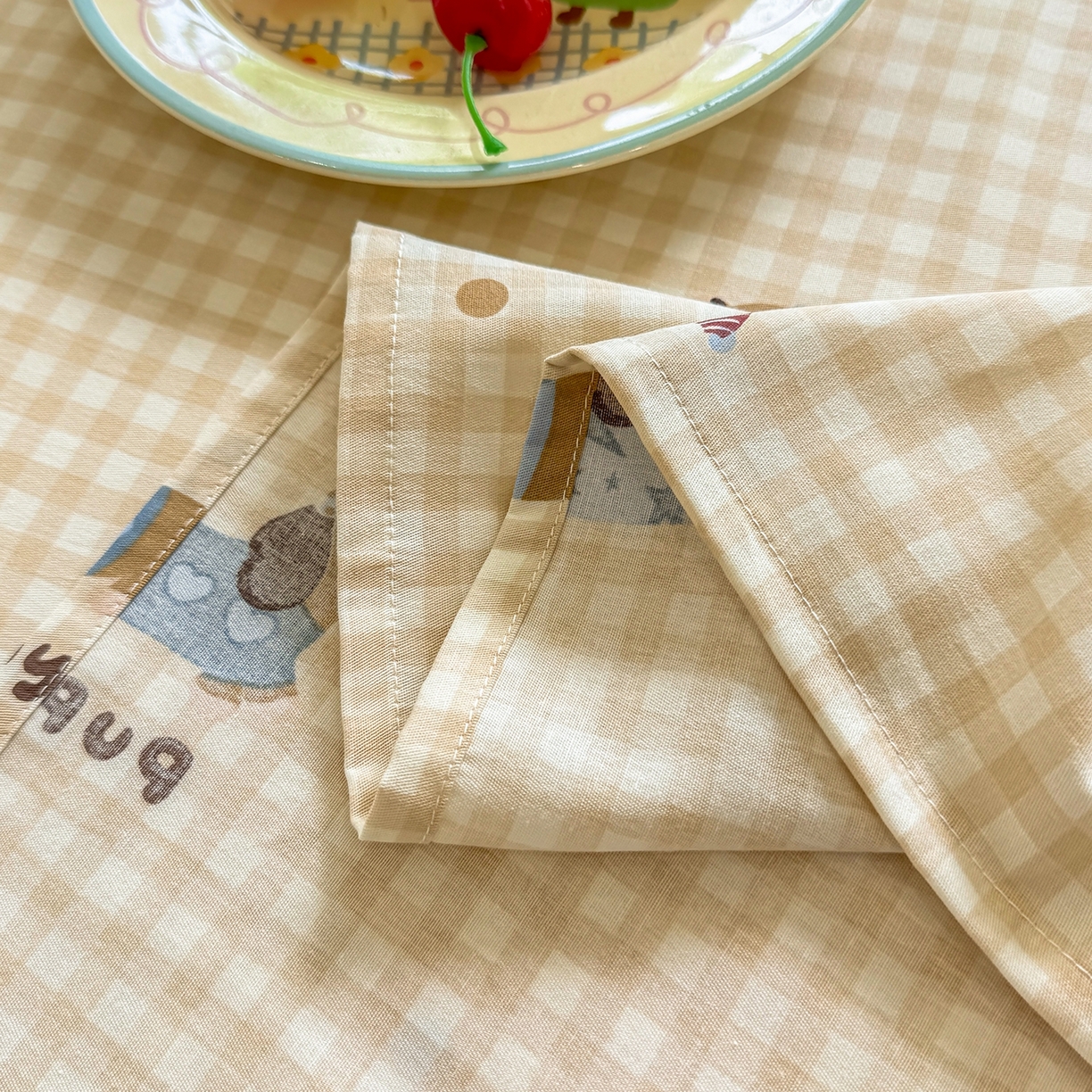 91家纺网 家纺一手货源 找家纺 壹贝家纺 2025新款小清新全棉纯棉印花系列-单床单(喷气工艺)(高品质)(花型持续更新)(接受各种预定尺寸) 俏皮狗