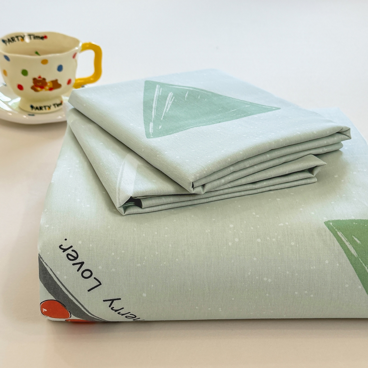 91家纺网 家纺一手货源 找家纺 壹贝家纺 2025新款小清新全棉纯棉印花系列-单床单(喷气工艺)(高品质)(花型持续更新)(接受各种预定尺寸) 小可布丁