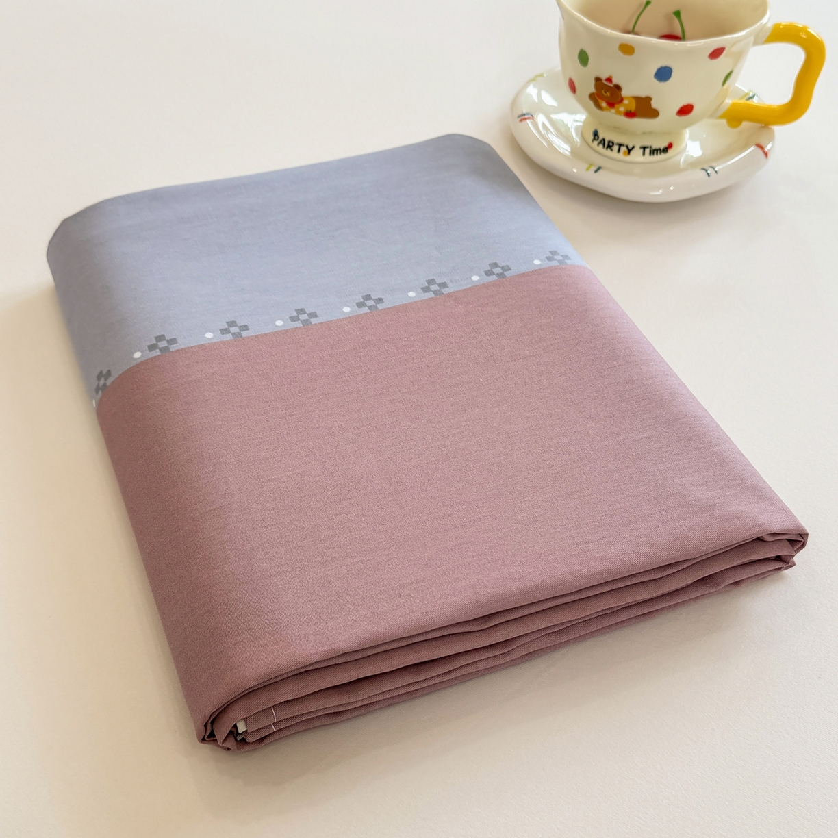 91家纺网 家纺一手货源 找家纺 壹贝家纺 2025新款小清新全棉纯棉印花系列-单床单 致青春