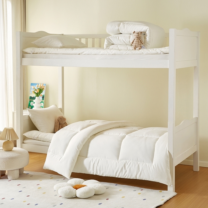 91家纺网 家纺一手货源 找家纺 （总）梦恬佳 2025新款原棉学生被子被芯褥子枕芯三件套