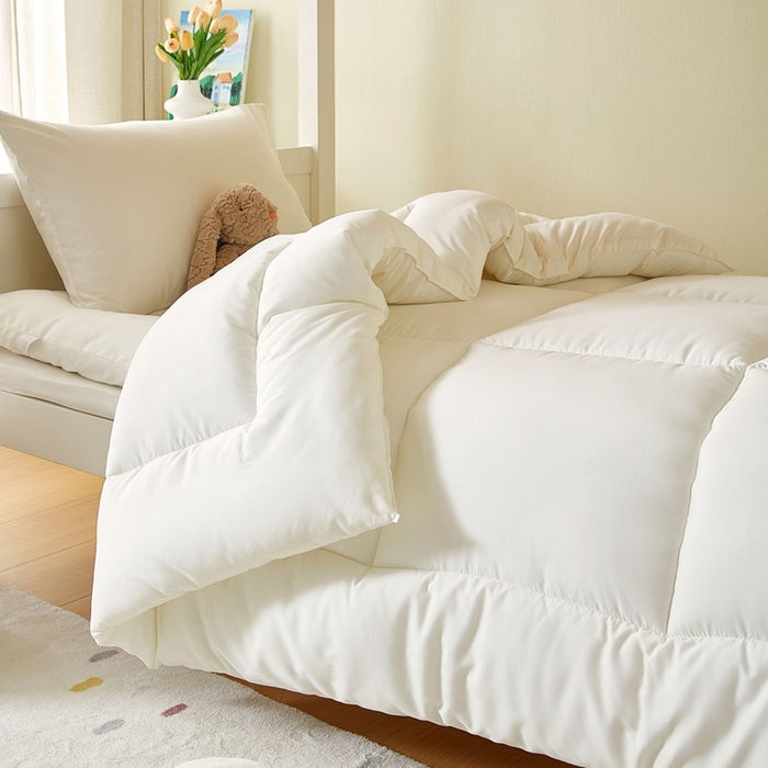 91家纺网 家纺一手货源 找家纺 （总）梦恬佳 2025新款原棉学生被子被芯褥子枕芯三件套