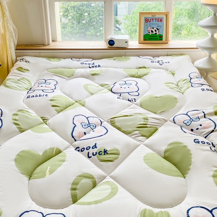 91家纺网 家纺一手货源 找家纺 （总）缦卡琳家纺 2025新款活性生态棉纤维床垫