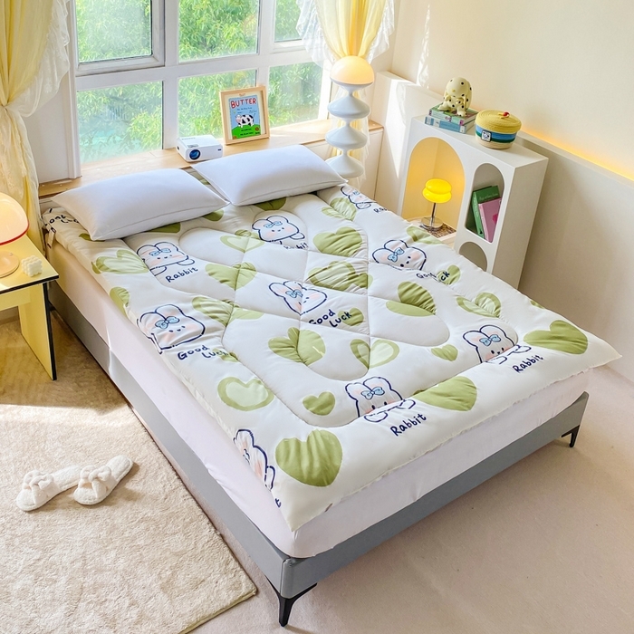 91家纺网 家纺一手货源 找家纺 （总）缦卡琳家纺 2025新款活性生态棉纤维床垫