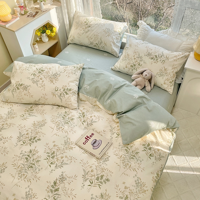 91家纺网 家纺一手货源 找家纺 （总）瑞莱 2023新款13372全棉印花单被套