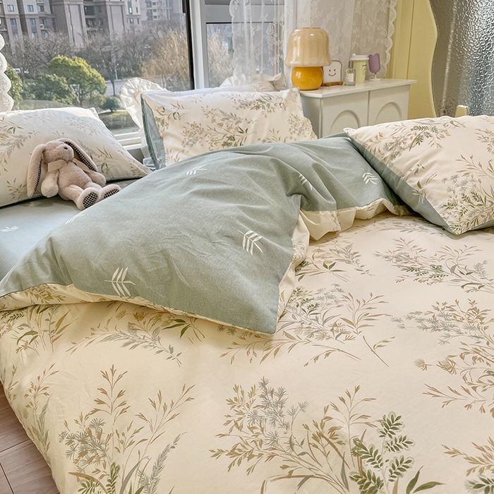 91家纺网 家纺一手货源 找家纺 （总）瑞莱 2023新款13372全棉印花单被套