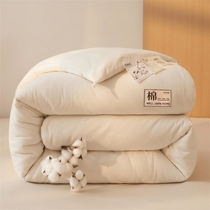 91家纺网 家纺一手货源 找家纺 （总）西域种棉人·千百笠 2025新款A类抗菌里外全棉100%新疆棉花褥子床垫垫被软垫家用棉花被褥铺底