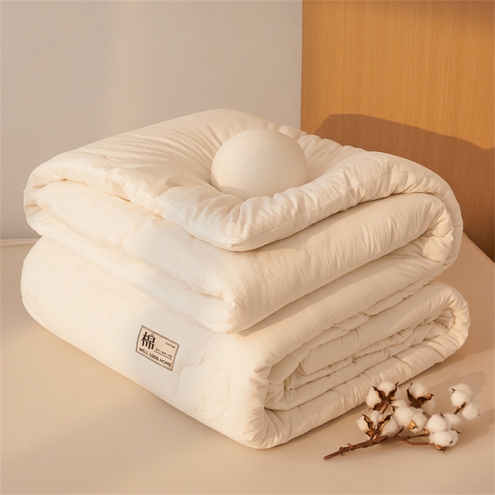 91家纺网 家纺一手货源 找家纺 （总）西域种棉人·千百笠 2025新款A类抗菌里外全棉100%新疆棉花褥子床垫垫被软垫家用棉花被褥铺底