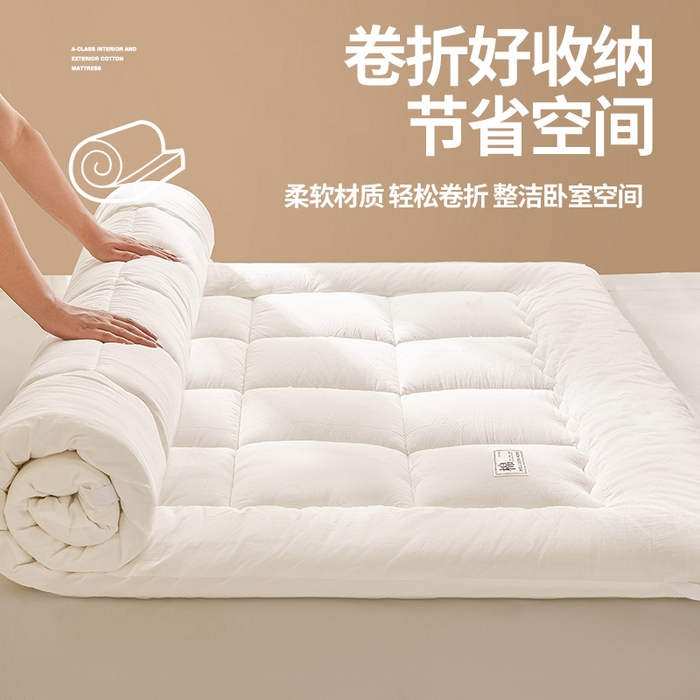 91家纺网 家纺一手货源 找家纺 （总）西域种棉人·千百笠 2025新款A类抗菌里外全棉100%新疆棉花褥子床垫垫被软垫家用棉花被褥铺底
