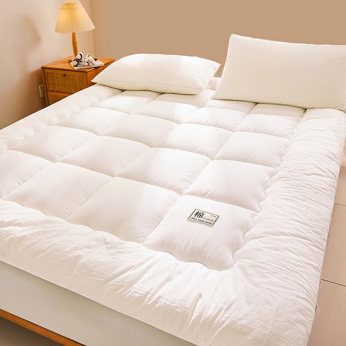 91家纺网 家纺一手货源 找家纺 （总）西域种棉人·千百笠 2025新款A类抗菌里外全棉100%新疆棉花褥子床垫垫被软垫家用棉花被褥铺底