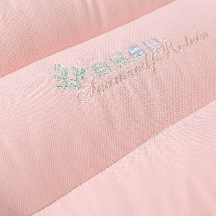 91家纺网 家纺一手货源 找家纺 橘夏家纺 2025新款刺绣款超柔软枕头枕芯家用单个成人护颈椎助深度睡眠枕头枕芯 粉玉 48x74cm/对