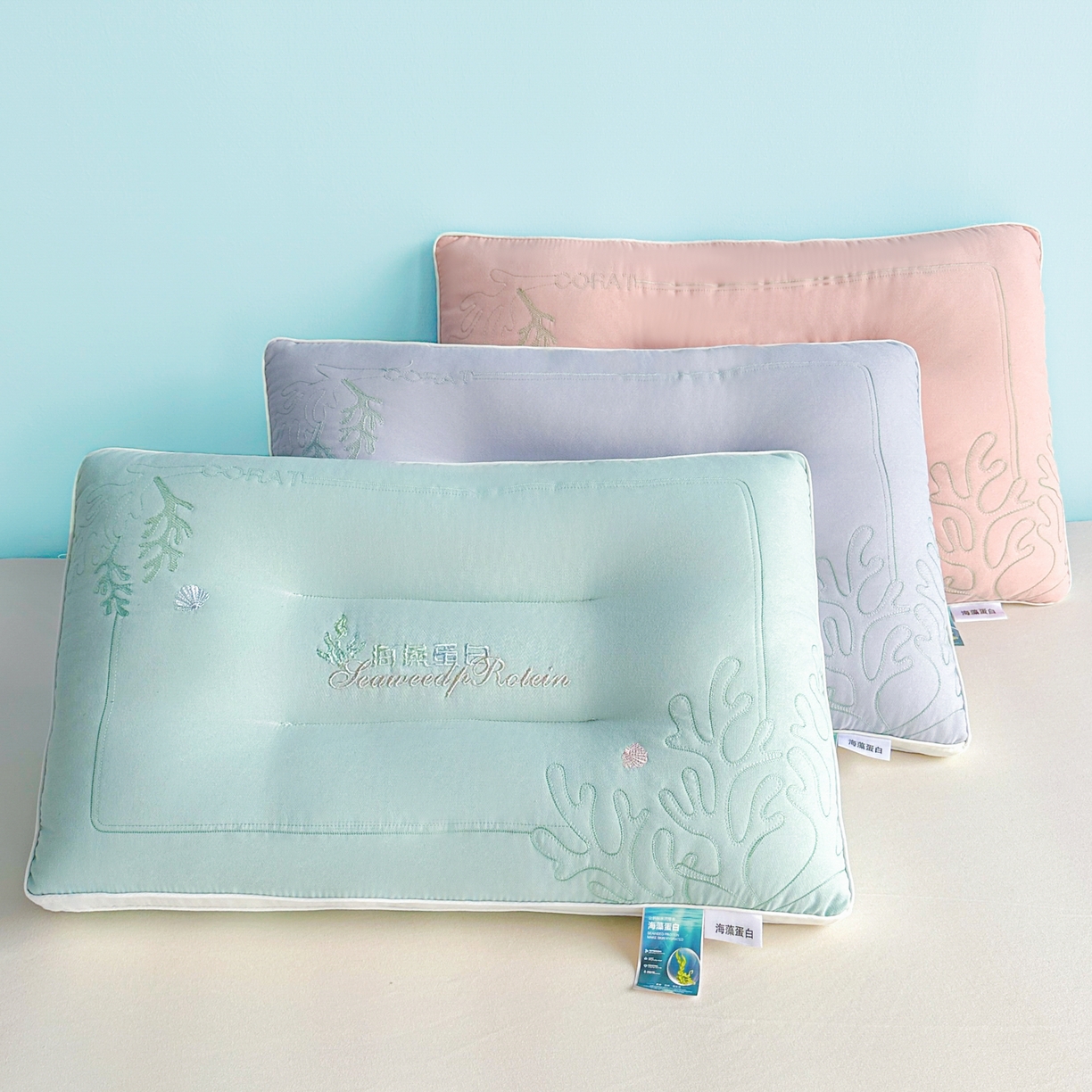 （总）橘夏家纺 2025新款刺绣款超柔软枕头枕芯家用单个成人护颈椎助深度睡眠枕头枕芯