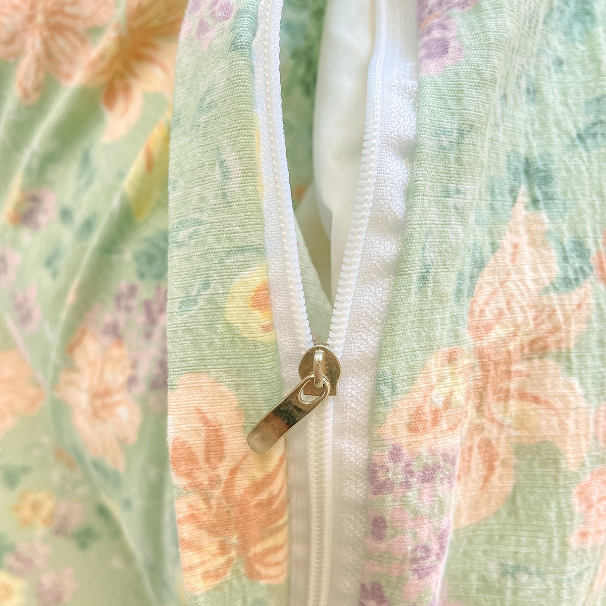 91家纺网 家纺一手货源 找家纺 眠势力 2025新款双层纱学生三件套宿舍上下铺套件ins奶油风云感四件套 花开盛夏