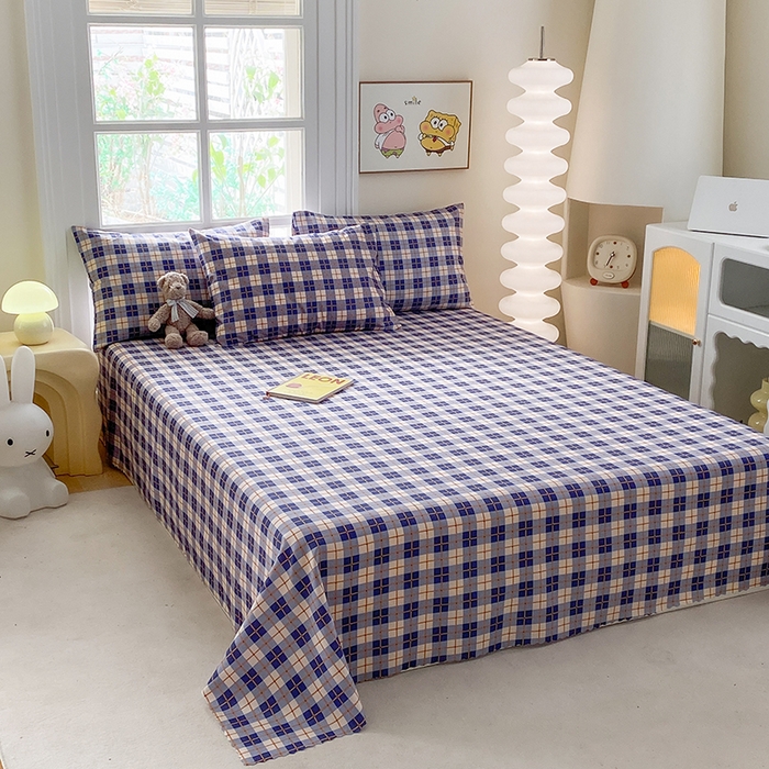 91家纺网 家纺一手货源 找家纺 友承家纺 2025新款芦荟棉亲肤四件套 百宝格