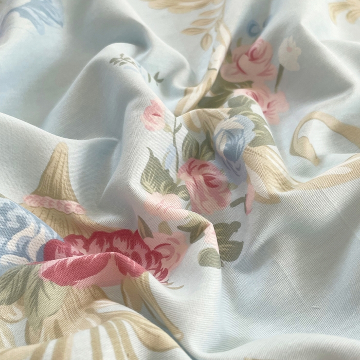 91家纺网 家纺一手货源 找家纺 合纵跨境工厂 2025新款40支纯棉跨境外贸JIT一件代发TEMU亚马逊希音包过核价-全棉印花四件套  罗浮花梦