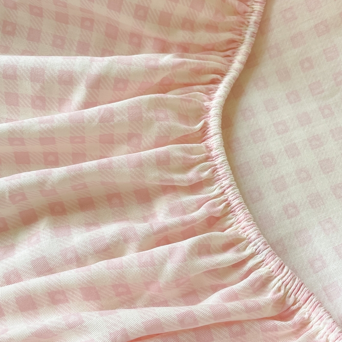 91家纺网 家纺一手货源 找家纺 吉象家纺 2025新款12868高支密全棉印花学生季三件套 奶萌兔