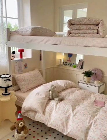 91家纺网 家纺一手货源 找家纺 吉象家纺 2025新款12868高支密全棉印花学生季三件套 奶萌兔