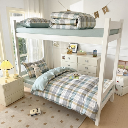 91家纺网 家纺一手货源 找家纺 （总）可恩欣 2025新款学生全棉三件套