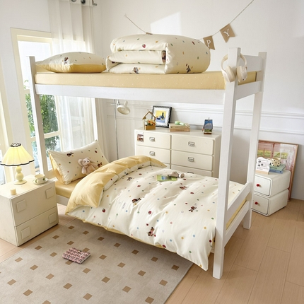 91家纺网 家纺一手货源 找家纺 （总）可恩欣 2025新款学生全棉三件套