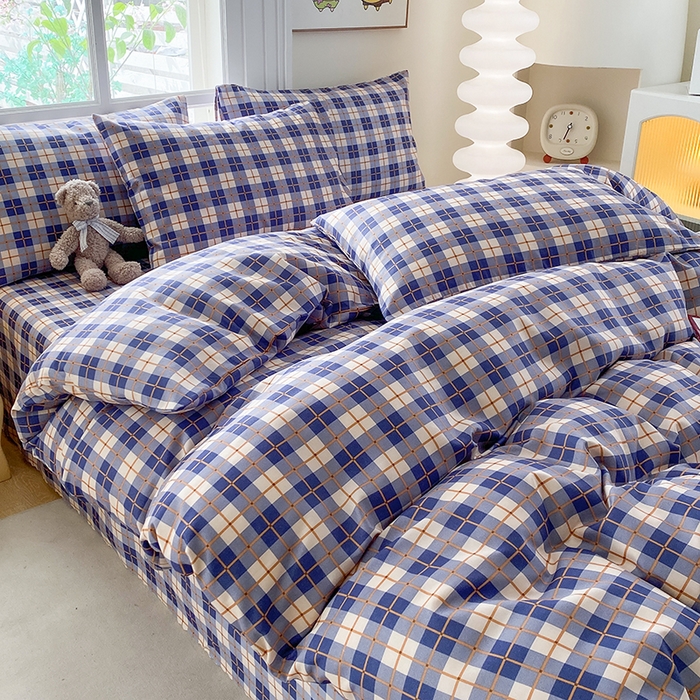 91家纺网 家纺一手货源 找家纺 友承家纺 2025新款芦荟棉亲肤四件套 百宝格