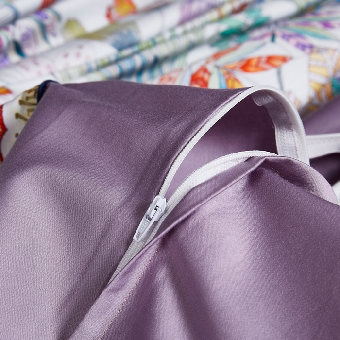 91家纺网 家纺一手货源 找家纺 优然居家纺 2025新款60支数码印花麻绳款四件套 爱丽丝