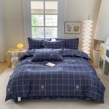 友承家纺 2025新款芦荟棉亲肤四件套 保罗尼