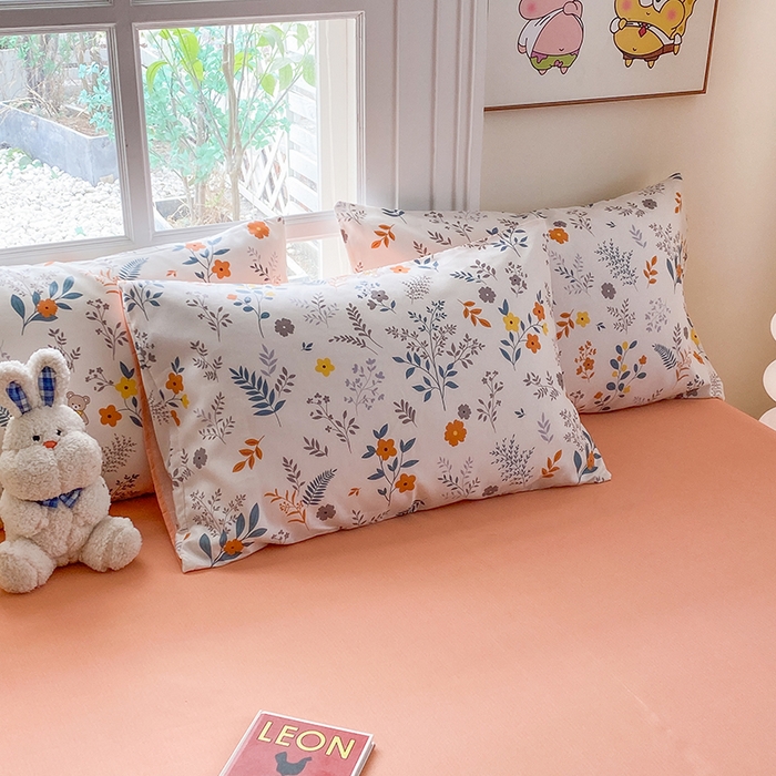 91家纺网 家纺一手货源 找家纺 友承家纺 2025新款芦荟棉亲肤四件套 仙草