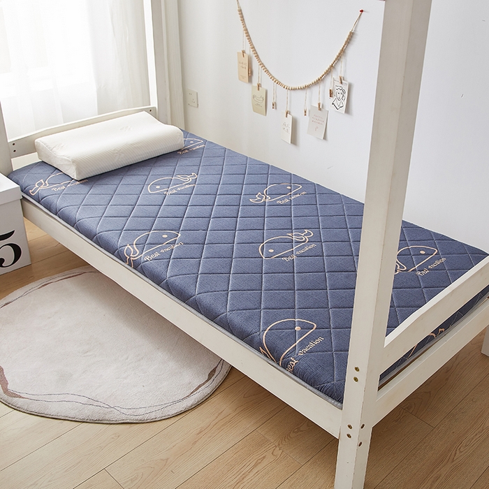 91家纺网 家纺一手货源 找家纺 暖季家纺 2025新款磨毛印花亲肤学生床垫 海中王