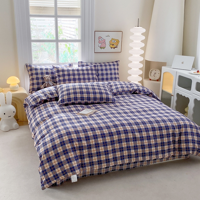 91家纺网 家纺一手货源 找家纺 友承家纺 2025新款芦荟棉亲肤四件套 百宝格