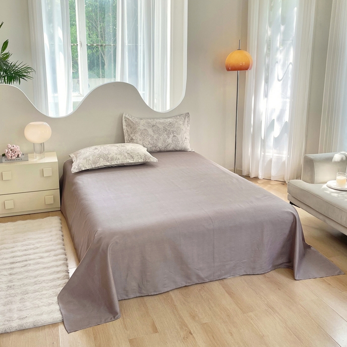 91家纺网 家纺一手货源 找家纺 合纵跨境工厂 2025新款40支纯棉跨境外贸JIT一件代发TEMU亚马逊希音包过核价-全棉印花四件套  素色