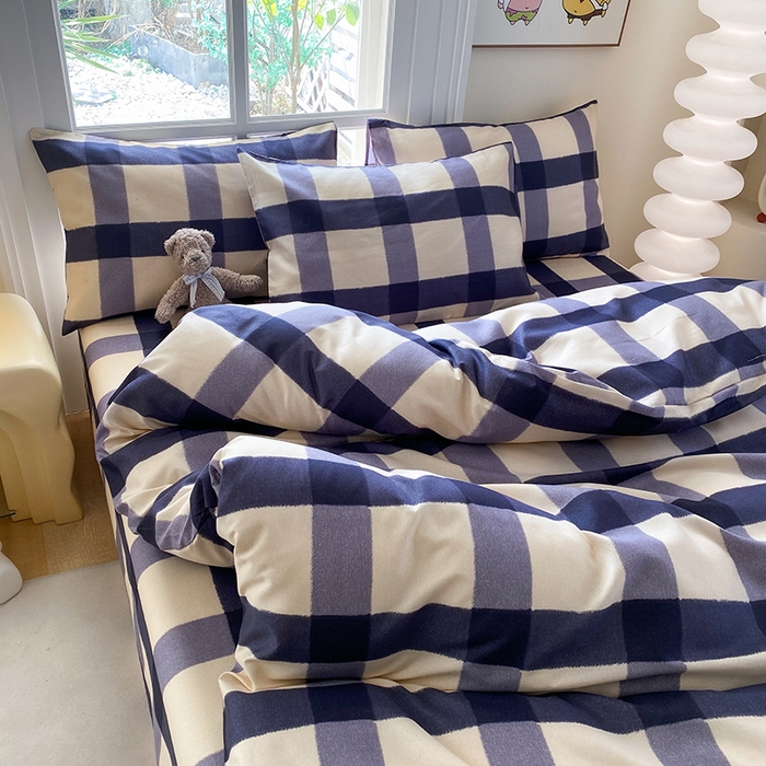 91家纺网 家纺一手货源 找家纺 友承家纺 2025新款芦荟棉亲肤四件套 罗曼