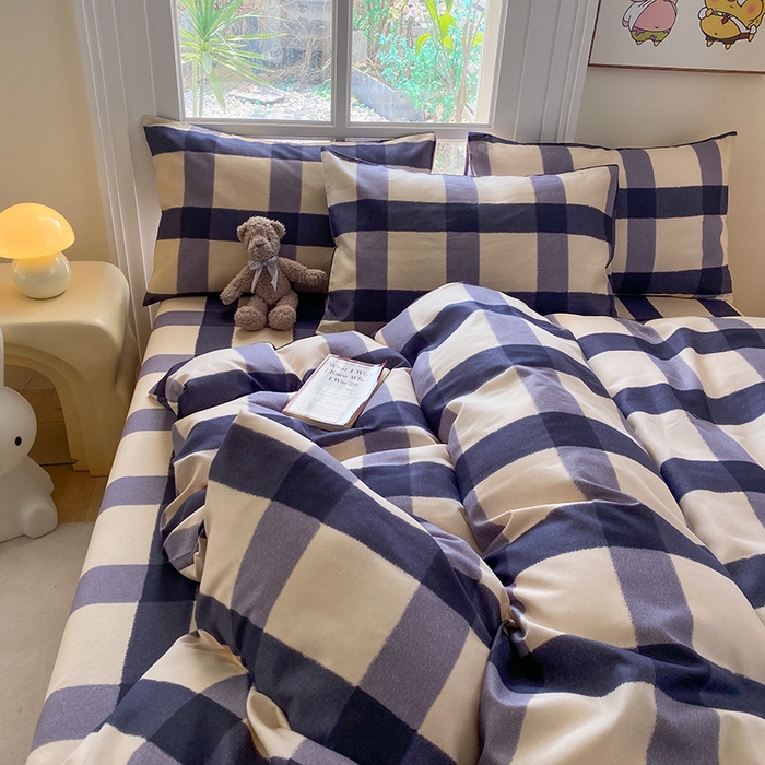 91家纺网 家纺一手货源 找家纺 友承家纺 2025新款芦荟棉亲肤四件套 罗曼