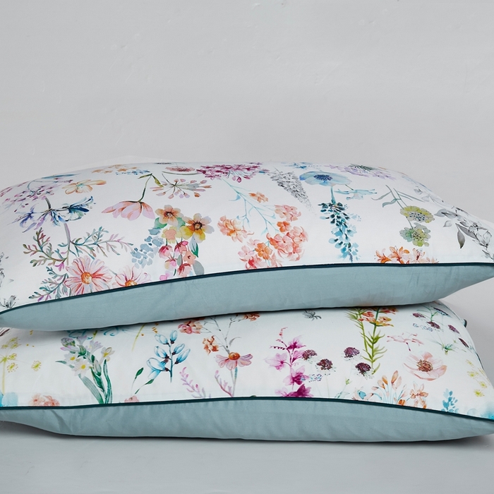 91家纺网 家纺一手货源 找家纺 优然居家纺 2025新款60支数码印花麻绳款四件套 花影佳人