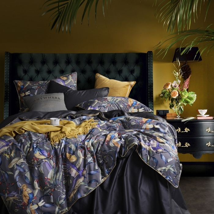 91家纺网 家纺一手货源 找家纺 优然居家纺 2025新款60支数码印花麻绳款四件套 辛德瑞拉