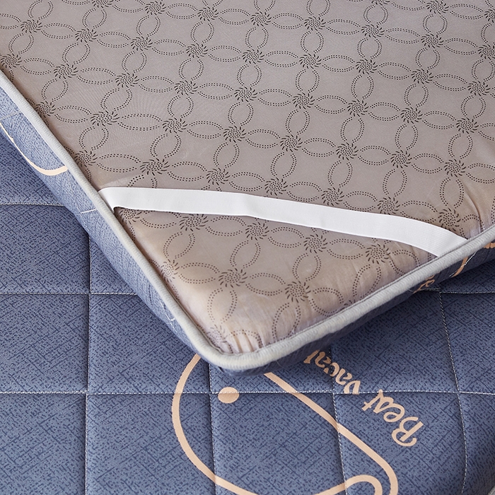 91家纺网 家纺一手货源 找家纺 暖季家纺 2025新款磨毛印花亲肤学生床垫 海中王