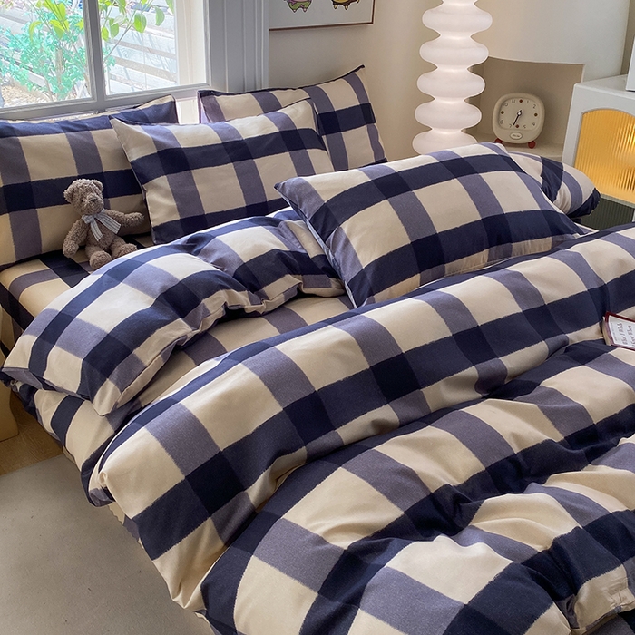 91家纺网 家纺一手货源 找家纺 友承家纺 2025新款芦荟棉亲肤四件套 罗曼