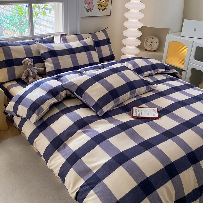 91家纺网 家纺一手货源 找家纺 友承家纺 2025新款芦荟棉亲肤四件套 罗曼