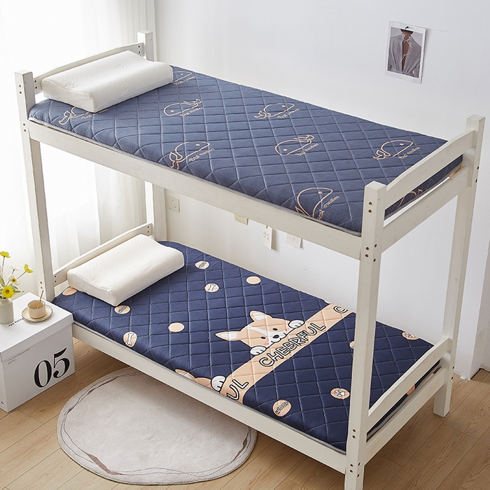 91家纺网 家纺一手货源 找家纺 暖季家纺 2025新款磨毛印花亲肤学生床垫 海中王