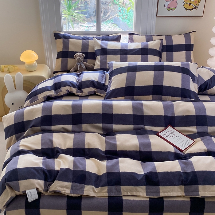 91家纺网 家纺一手货源 找家纺 友承家纺 2025新款芦荟棉亲肤四件套 罗曼