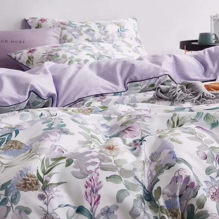 91家纺网 家纺一手货源 找家纺 优然居家纺 2025新款60支数码印花麻绳款四件套 罗曼罗兰