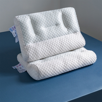 91家纺网 家纺一手货源 找家纺 （总）多品家纺 2025新款抗菌舒适冰豆豆枕芯冰丝凉感透气枕芯护颈椎助眠枕