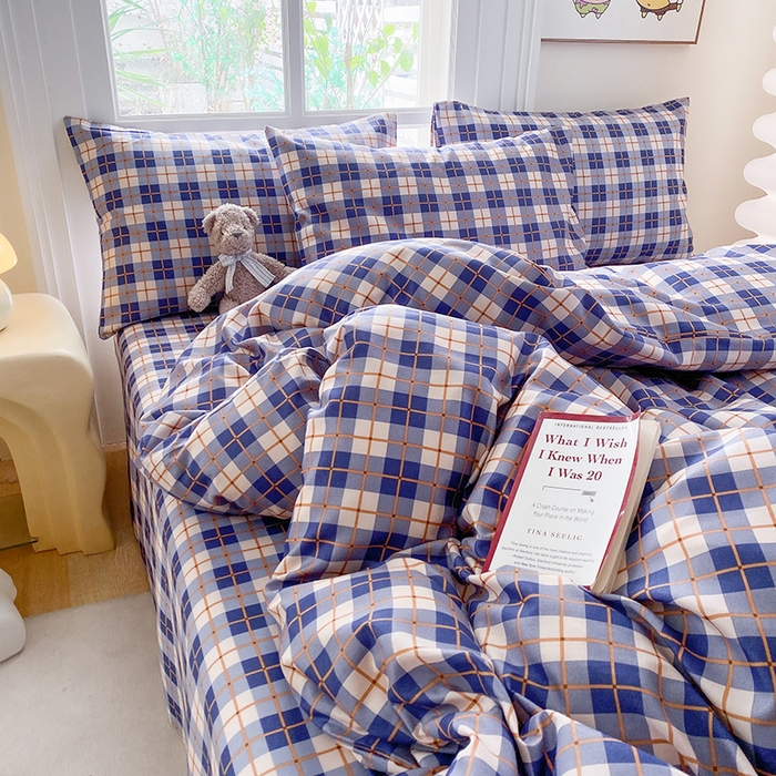 91家纺网 家纺一手货源 找家纺 友承家纺 2025新款芦荟棉亲肤四件套 百宝格