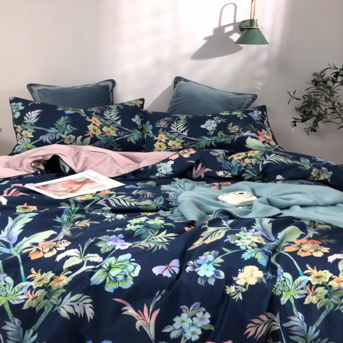 91家纺网 家纺一手货源 找家纺 （总）优然居家纺 2025新款60支数码印花麻绳款四件套