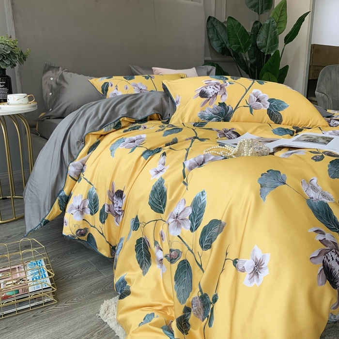 91家纺网 家纺一手货源 找家纺 优然居家纺 2025新款60支数码印花麻绳款四件套 年华