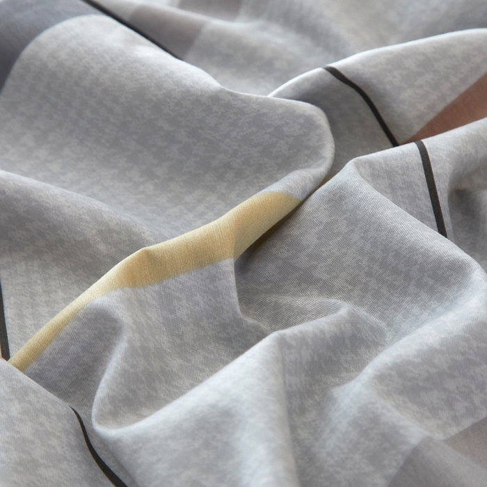 91家纺网 家纺一手货源 找家纺 合纵跨境工厂 2025新款40支纯棉跨境外贸JIT一件代发TEMU亚马逊希音包过核价-全棉印花四件套  依贝-灰