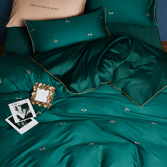 91家纺网 家纺一手货源 找家纺 优然居家纺 2025新款60支数码印花麻绳款四件套 时尚芭蕾