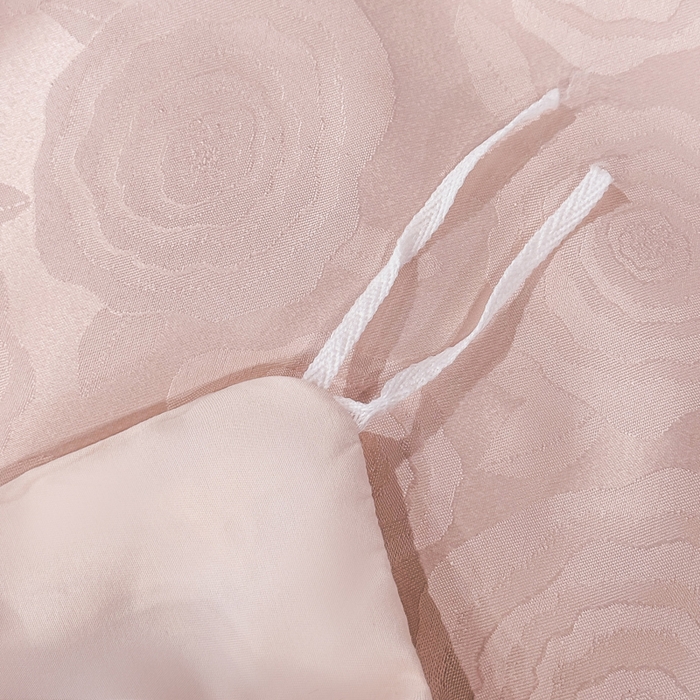 91家纺网 家纺一手货源 找家纺 世爵 2025新款水洗天丝提花锦缎四件套 香蜜粉