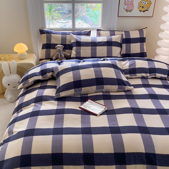 91家纺网 家纺一手货源 找家纺 友承家纺 2025新款芦荟棉亲肤四件套 罗曼